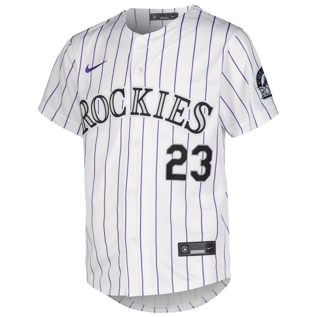 Colorado Rockies Kris Bryant Youth Alternate Limited Jersey - Purple