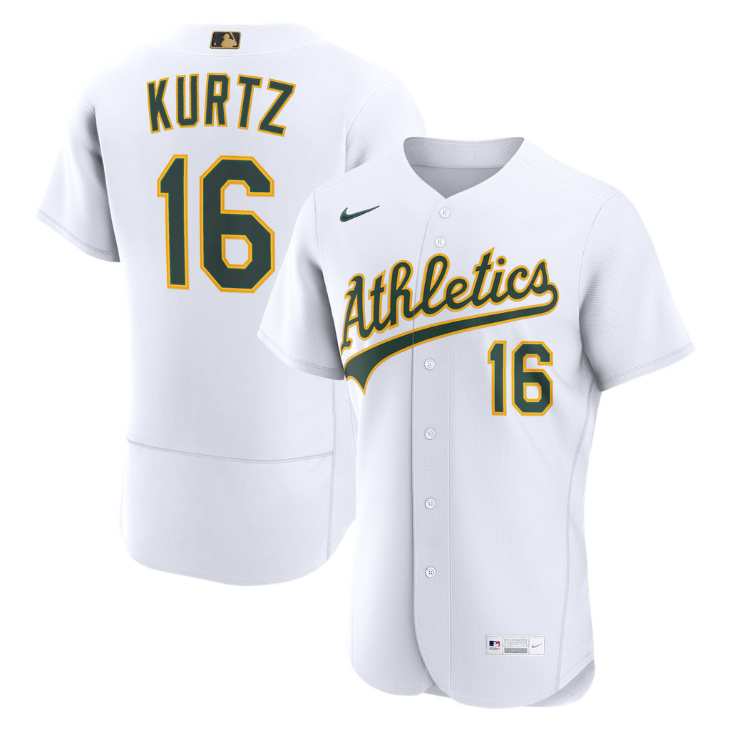 Athletics Nick Kurtz Awards Authentic Jersey - White