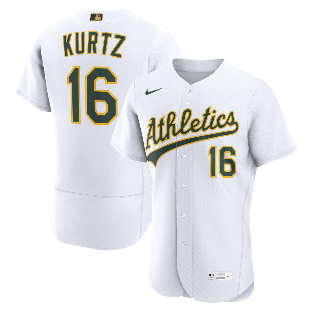 Athletics Nick Kurtz Awards Authentic Jersey - White
