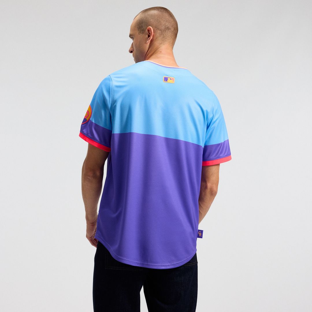 Colorado Rockies 2025 City Connect Limited Jersey - Purple/Light Blue
