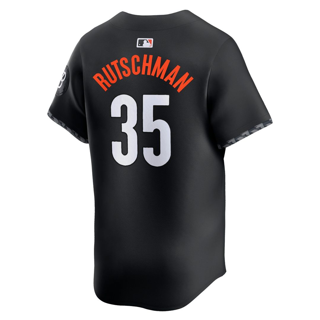 Baltimore Orioles Adley Rutschman City Connect Limited Jersey - Black