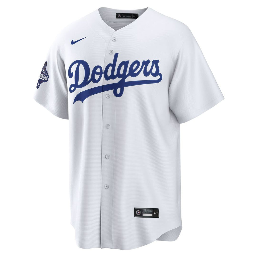 Los Angeles Dodgers Yoshinobu Yamamoto 2025 World Series Champions Home Replica Jersey - White