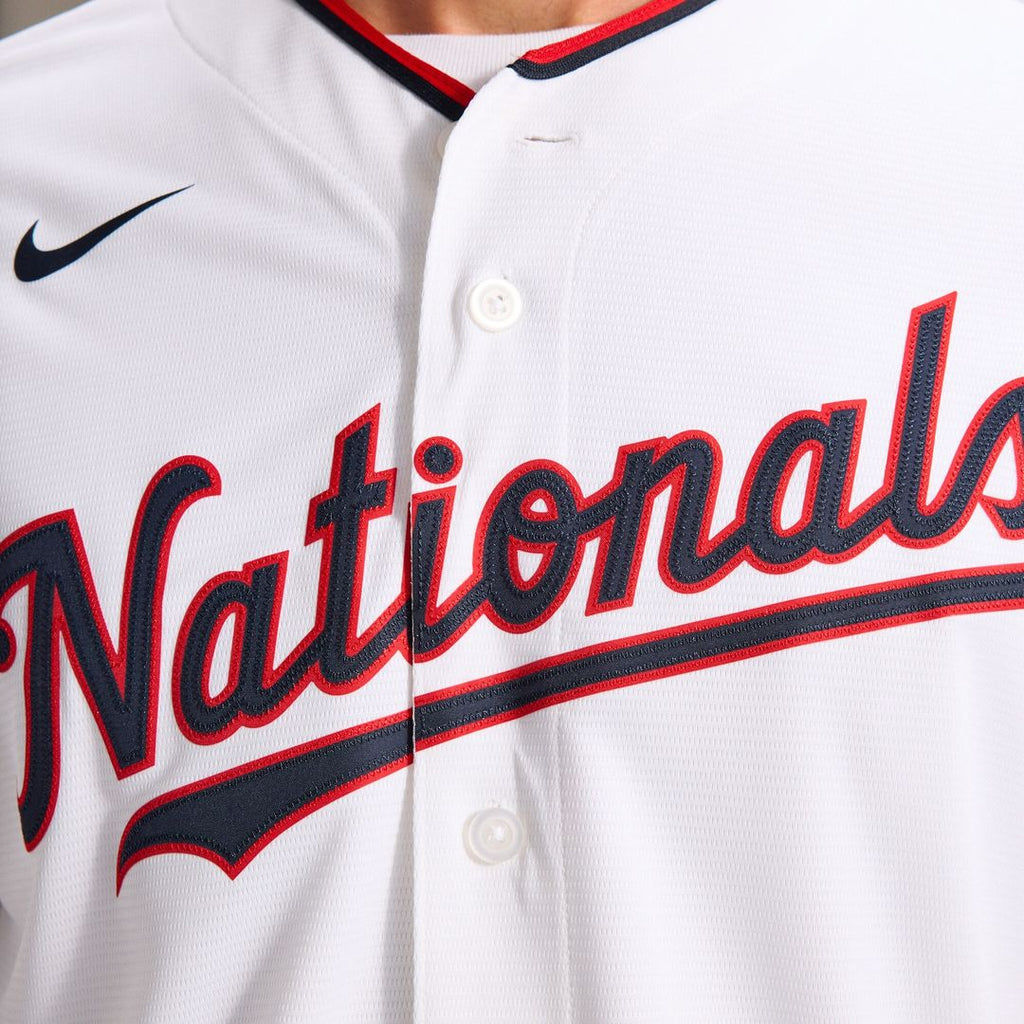 Washington Nationals CJ Abrams Home Replica Jersey - White