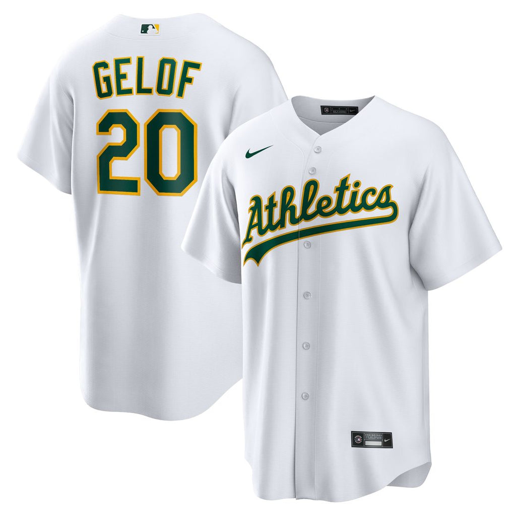 Athletics Zack Gelof Home Replica Jersey - White