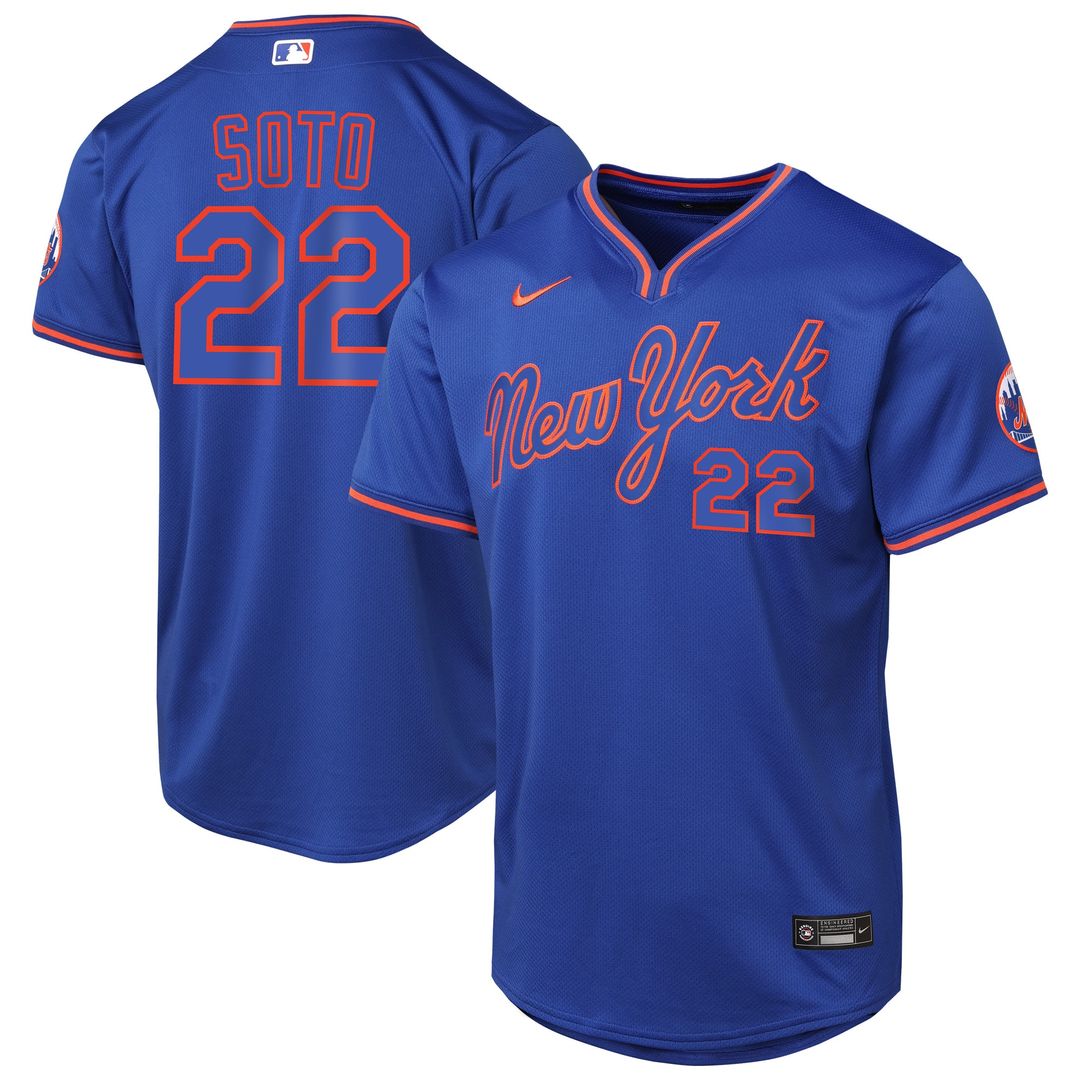 New York Mets Juan Soto Youth Home Limited Jersey - White