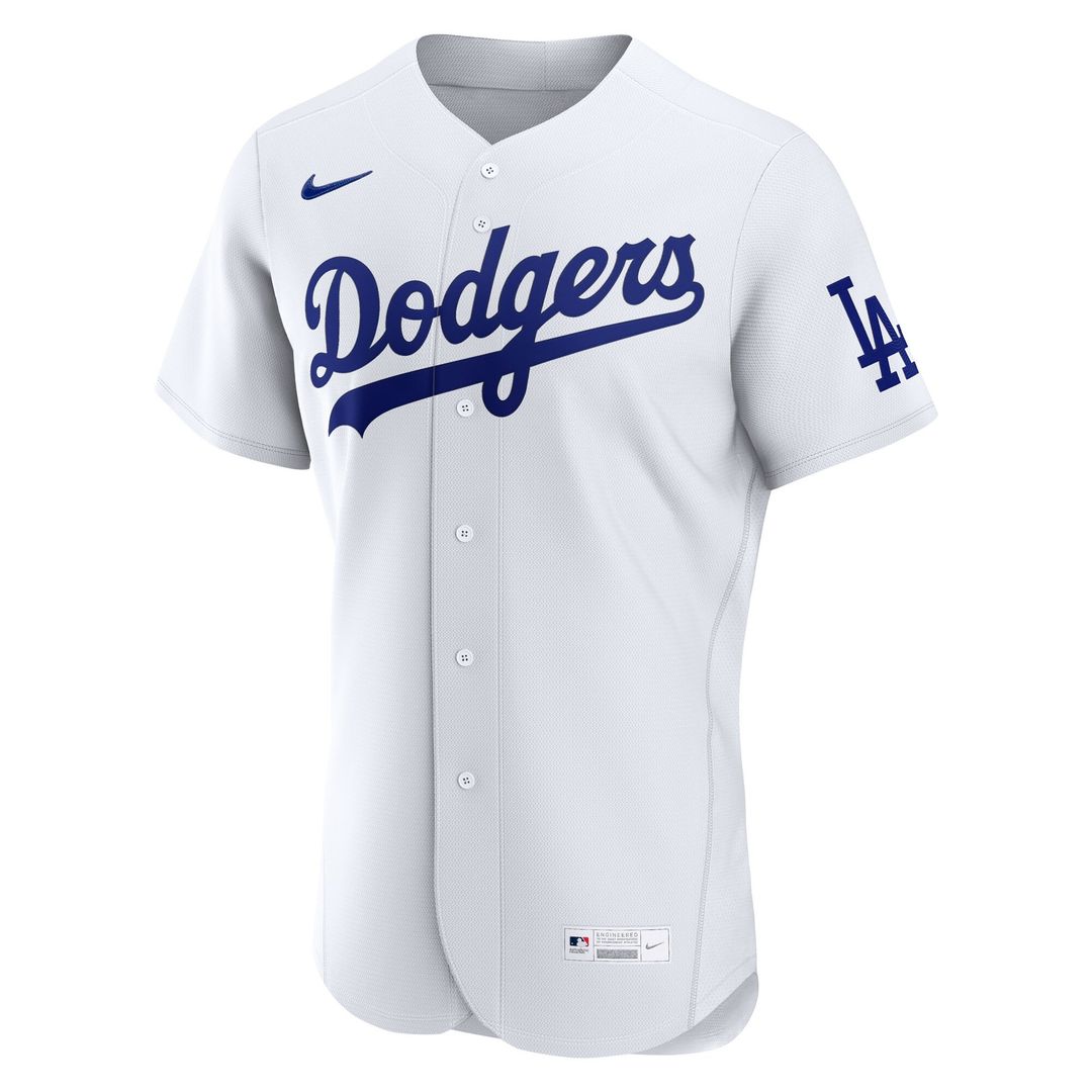 Los Angeles Dodgers Home Authentic Jersey - White