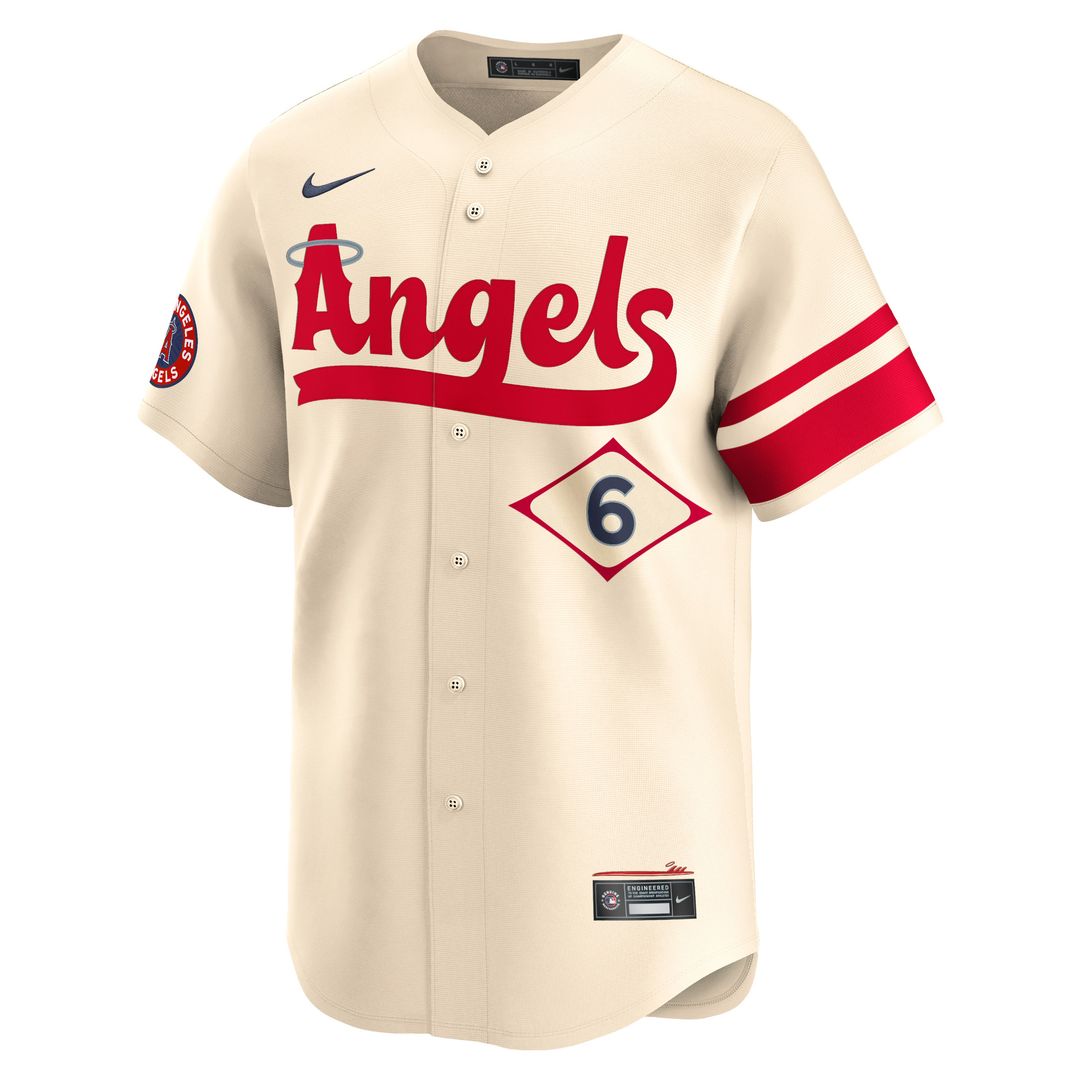Los Angeles Angels Anthony Rendon City Connect Limited Jersey - Cream