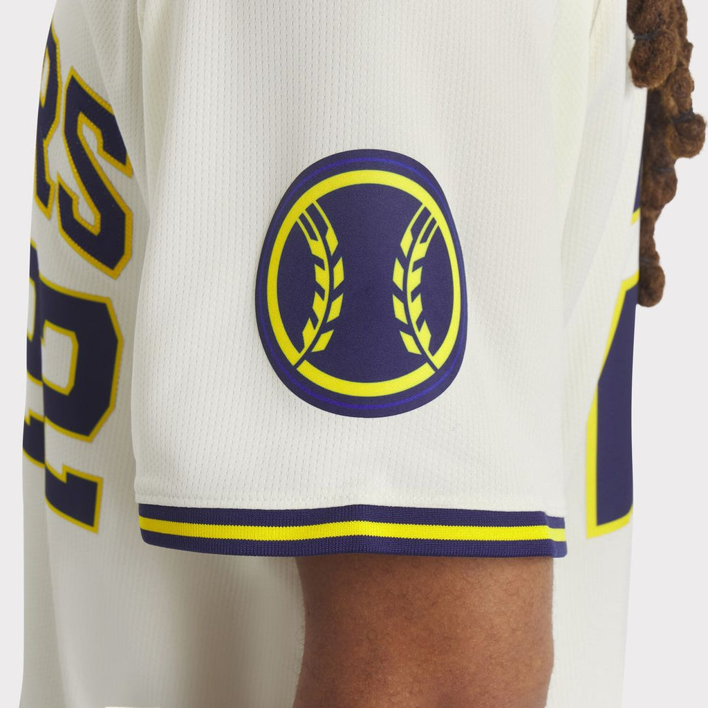 Milwaukee Brewers Christian Yelich Home Limited Jersey - Cream