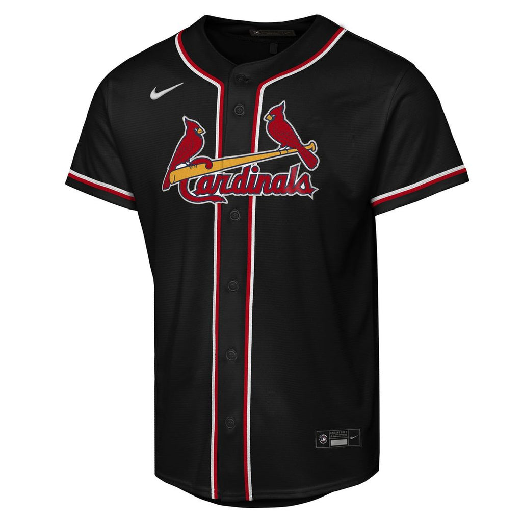 St. Louis Cardinals Lars Nootbaar Youth Fashion Replica Jersey - Black