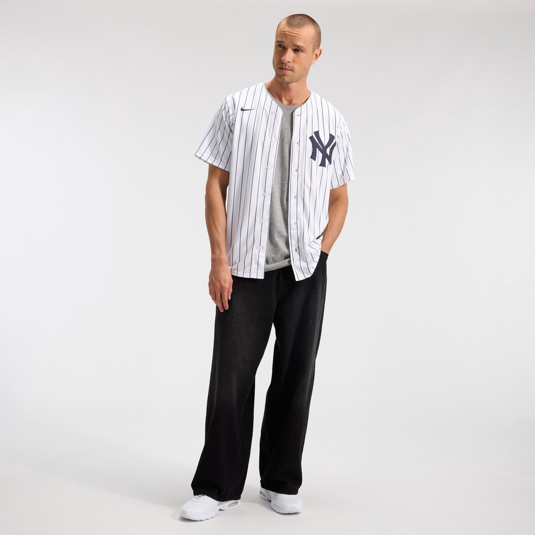 New York Yankees Home Replica Team Jersey - White