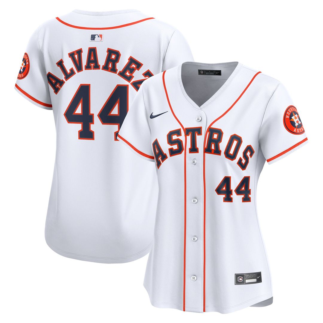 Houston Astros Yordan Alvarez Women's Home Limited Jersey - White