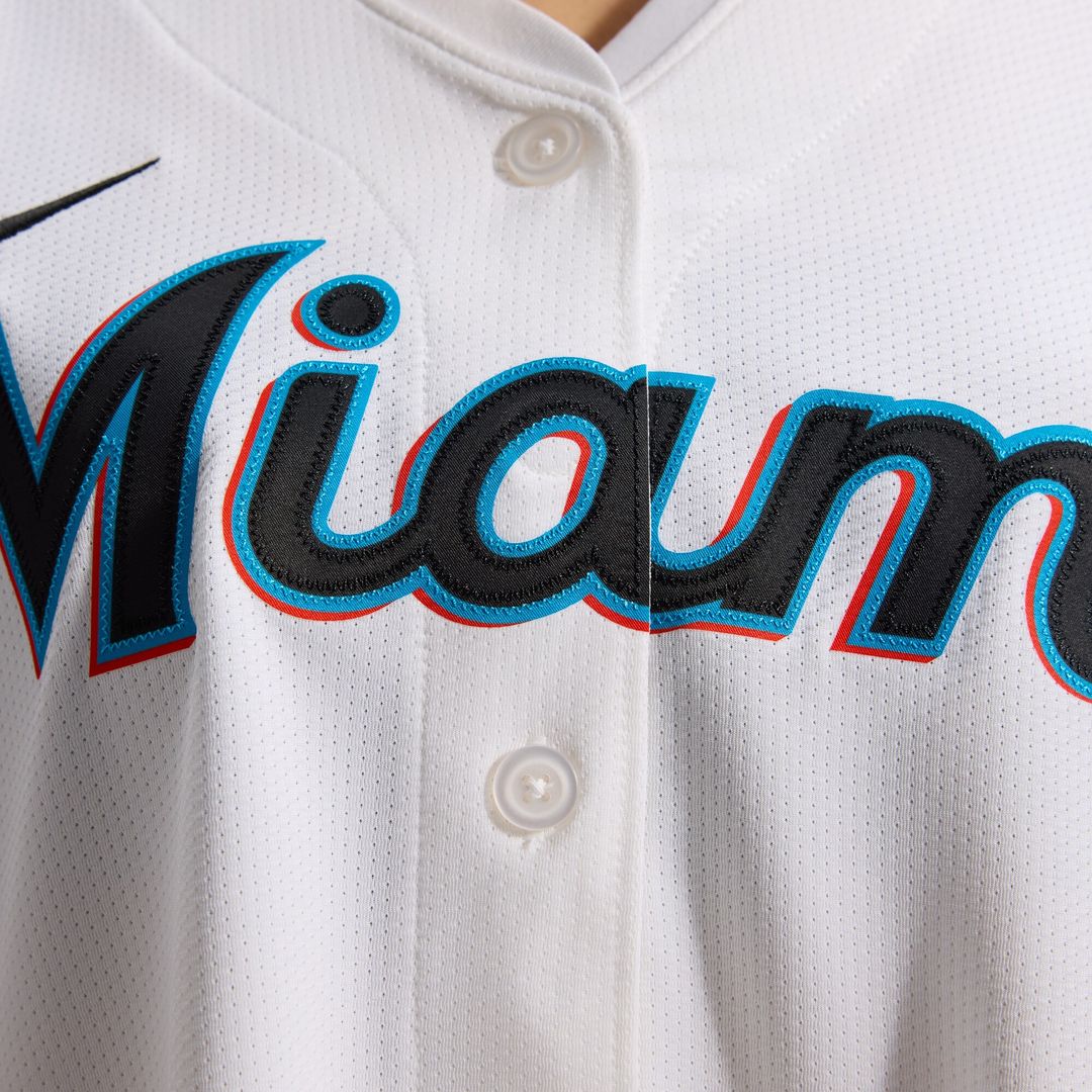 Miami Marlins Sandy Alcantara Women's Home Limited Jersey - White