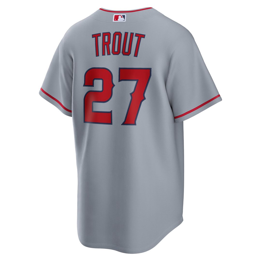 Los Angeles Angels Mike Trout Road Replica Jersey - Gray