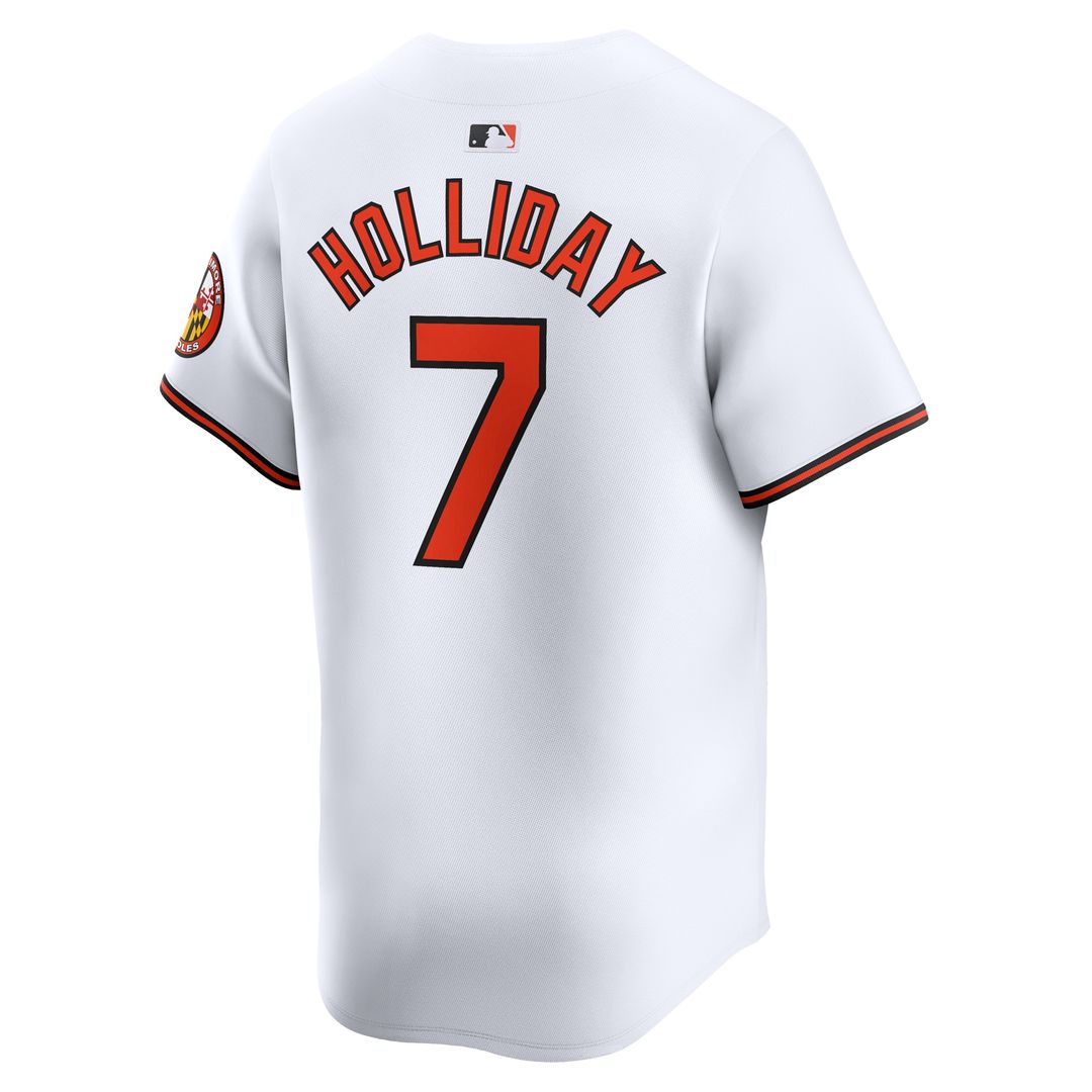 Baltimore Orioles Jackson Holliday Home Limited Jersey - White