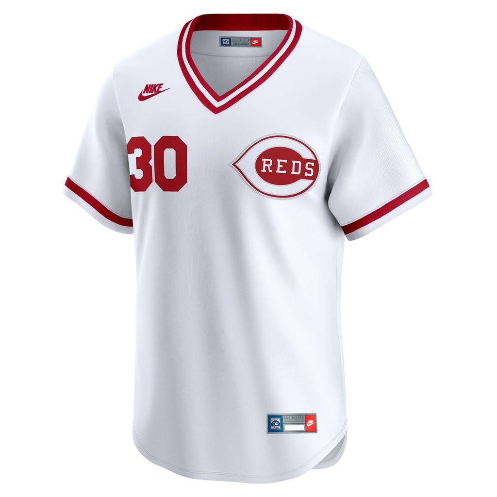 Cincinnati Reds Ken Griffey Throwback Cooperstown Limited Jersey - White