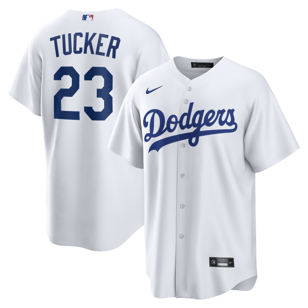 Los Angeles Dodgers Kyle Tucker Home Replica Jersey - White