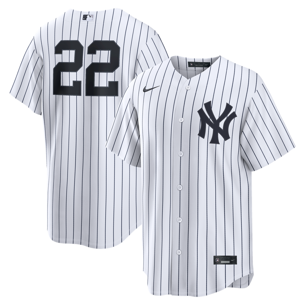 New York Yankees Ben Rice Home Replica Jersey - White