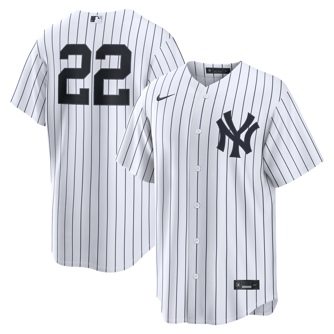New York Yankees Ben Rice Home Replica Jersey - White