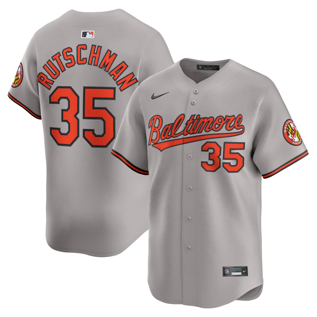 Baltimore Orioles Adley Rutschman Road Limited Jersey - Gray