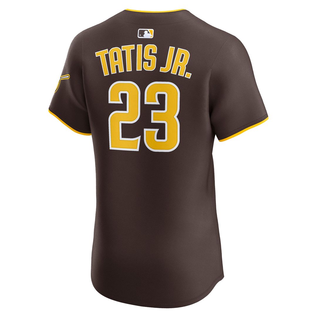 San Diego Padres Fernando Tatis Jr. Road Elite Jersey - Brown
