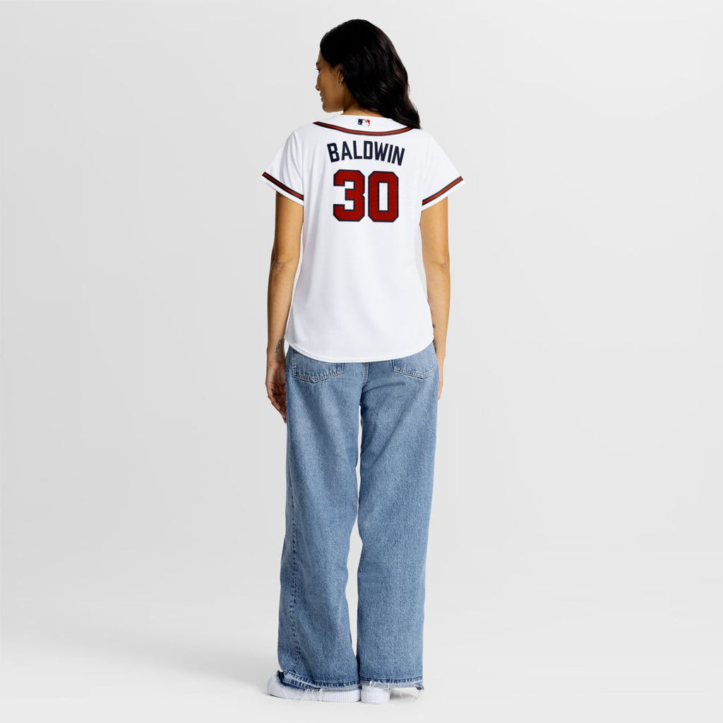 Atlanta Braves Drake Baldwin Women's Home Replica Jersey - White