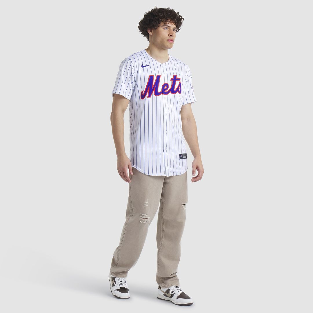 New York Mets Home Replica Team Jersey - White