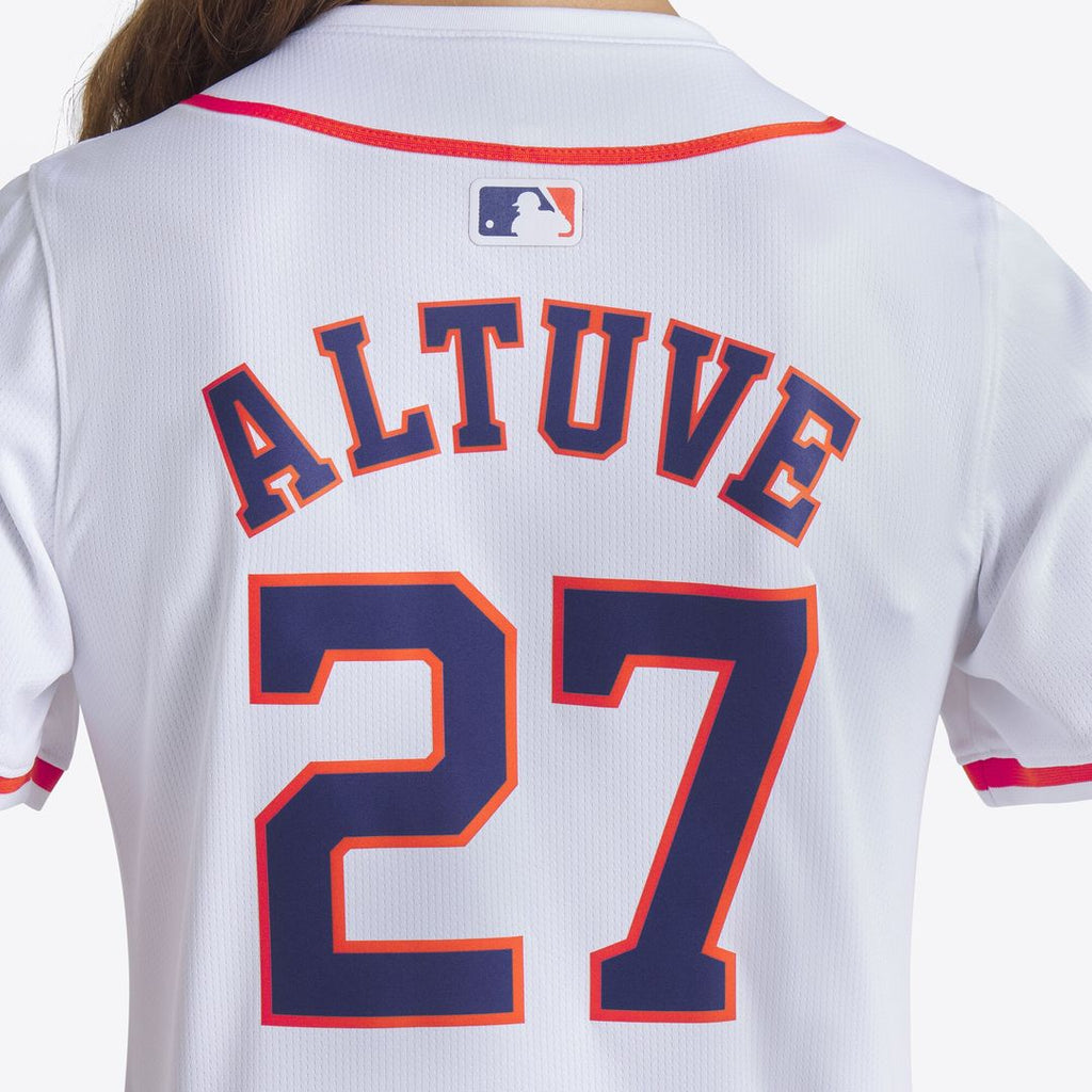 Houston Astros Jose Altuve Women's Home Limited Jersey - White