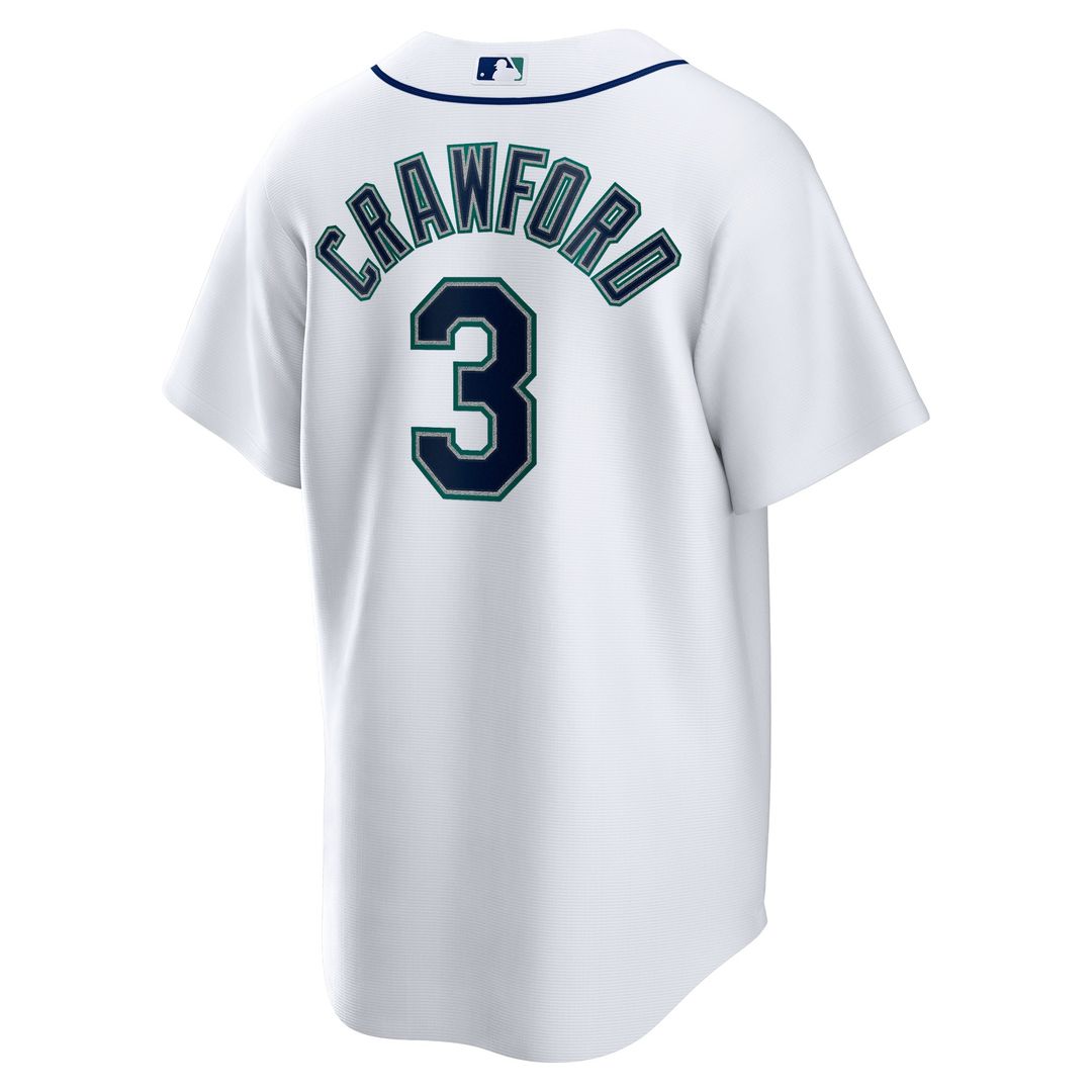 Seattle Mariners JP Crawford Home Replica Jersey - White