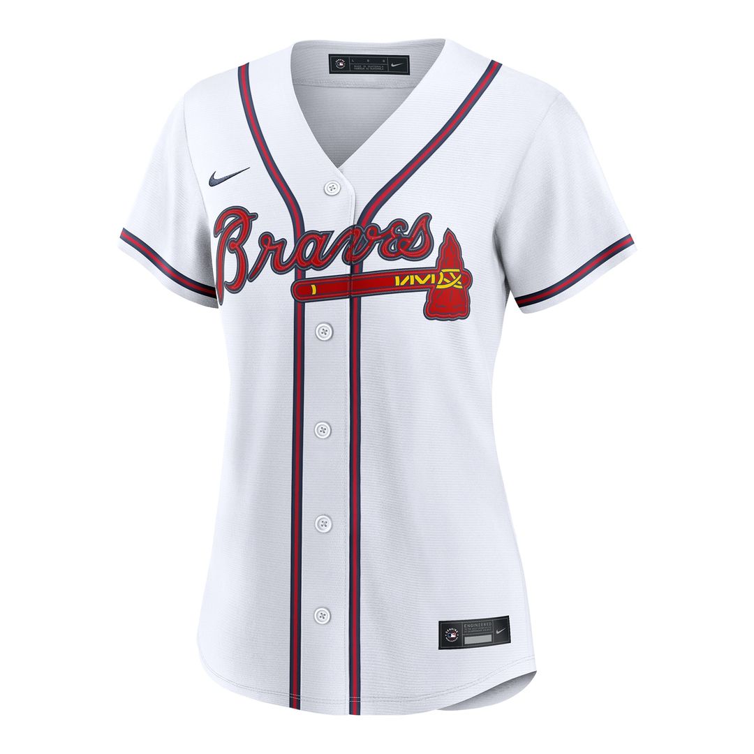 Atlanta Braves Mauricio Dubón Women's Home Replica Jersey - White