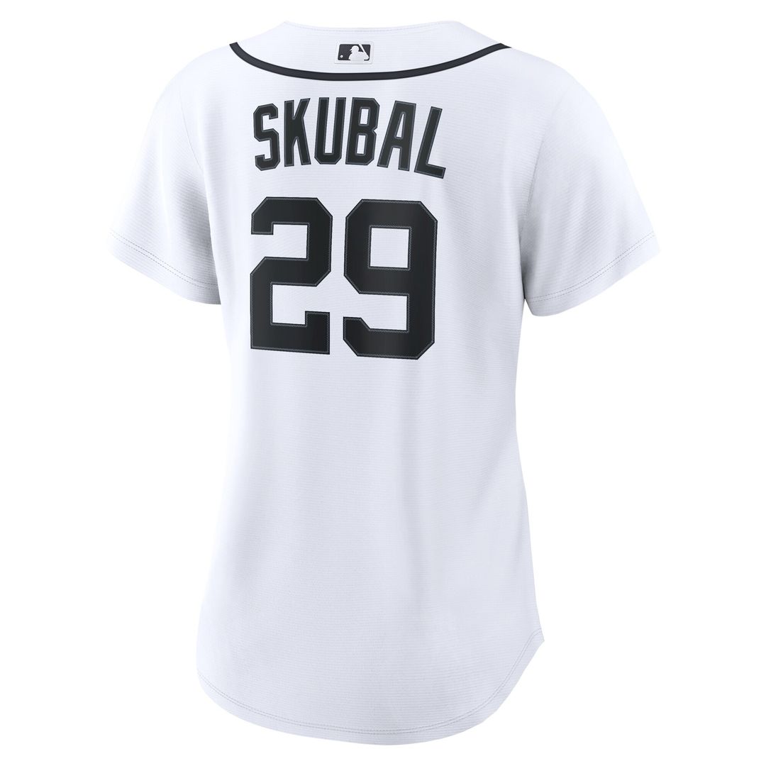 Detroit Tigers Tarik Skubal Women's Home Replica Jersey - White
