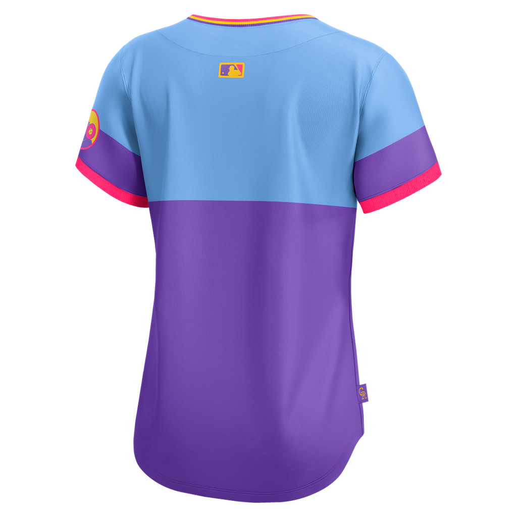 Colorado Rockies Women's 2025 City Connect Limited Jersey - Purple/Light Blue