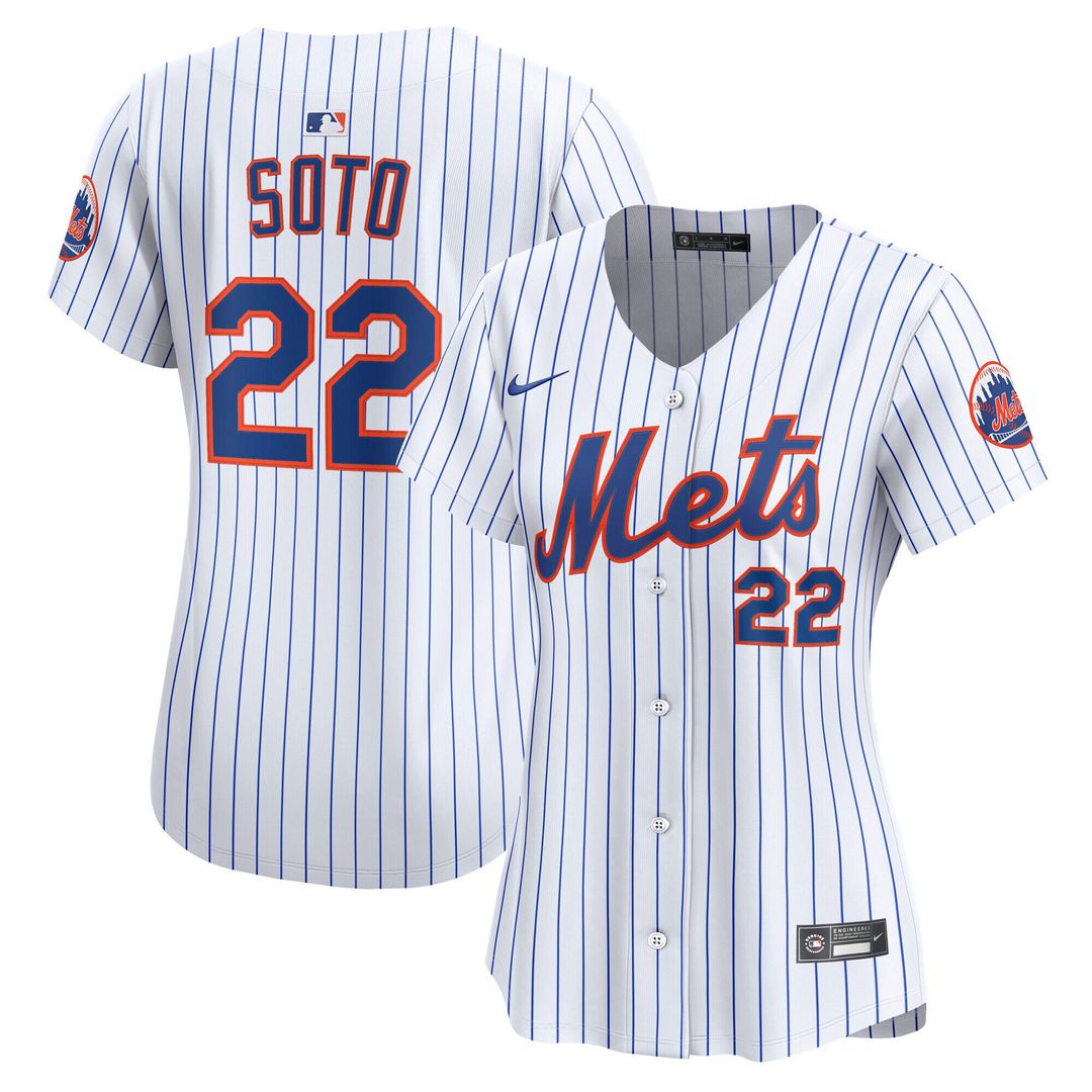 New York Mets Juan Soto Women's Home Limited Jersey - White