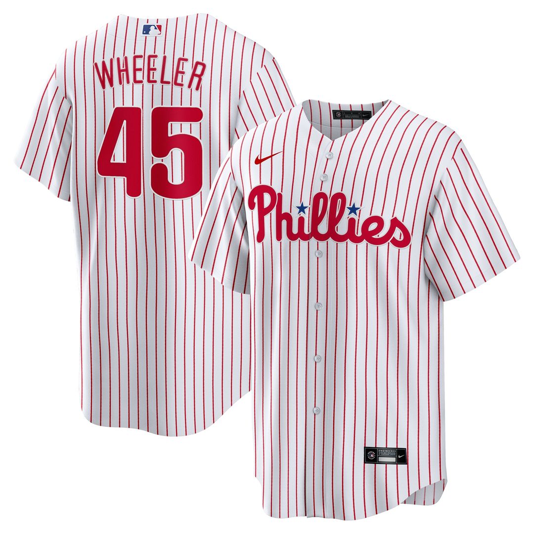 Philadelphia Phillies Zack Wheeler Home Replica Jersey - White