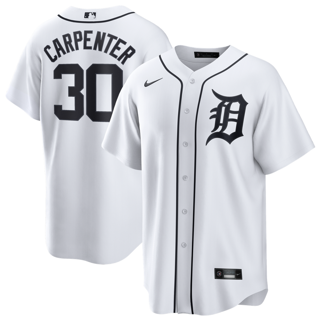 Detroit Tigers Kerry Carpenter Home Replica Jersey - White