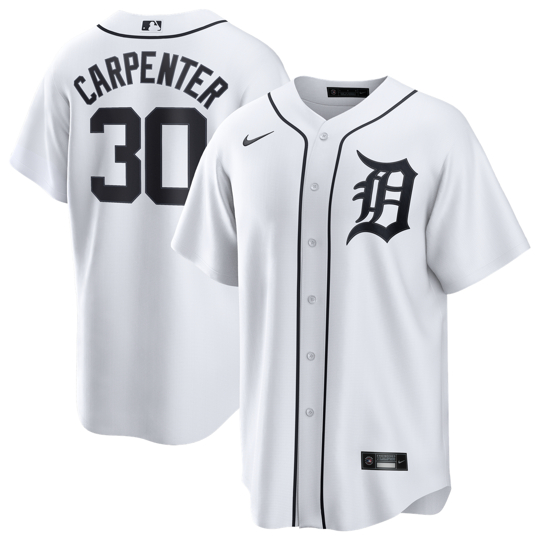 Detroit Tigers Kerry Carpenter Home Replica Jersey - White