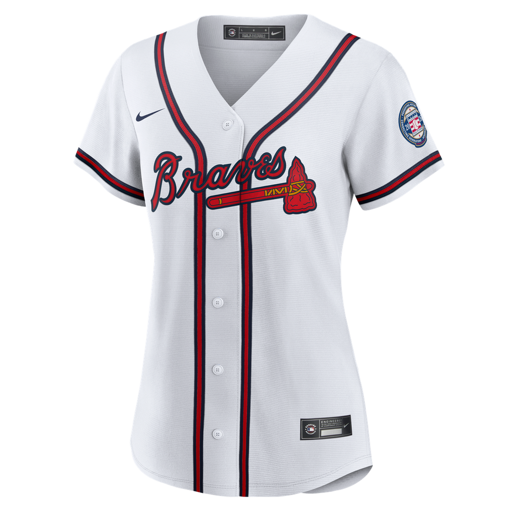 Atlanta Braves Andruw Jones Women's 2026 Baseball Hall of Fame Retired Replica Jersey - White