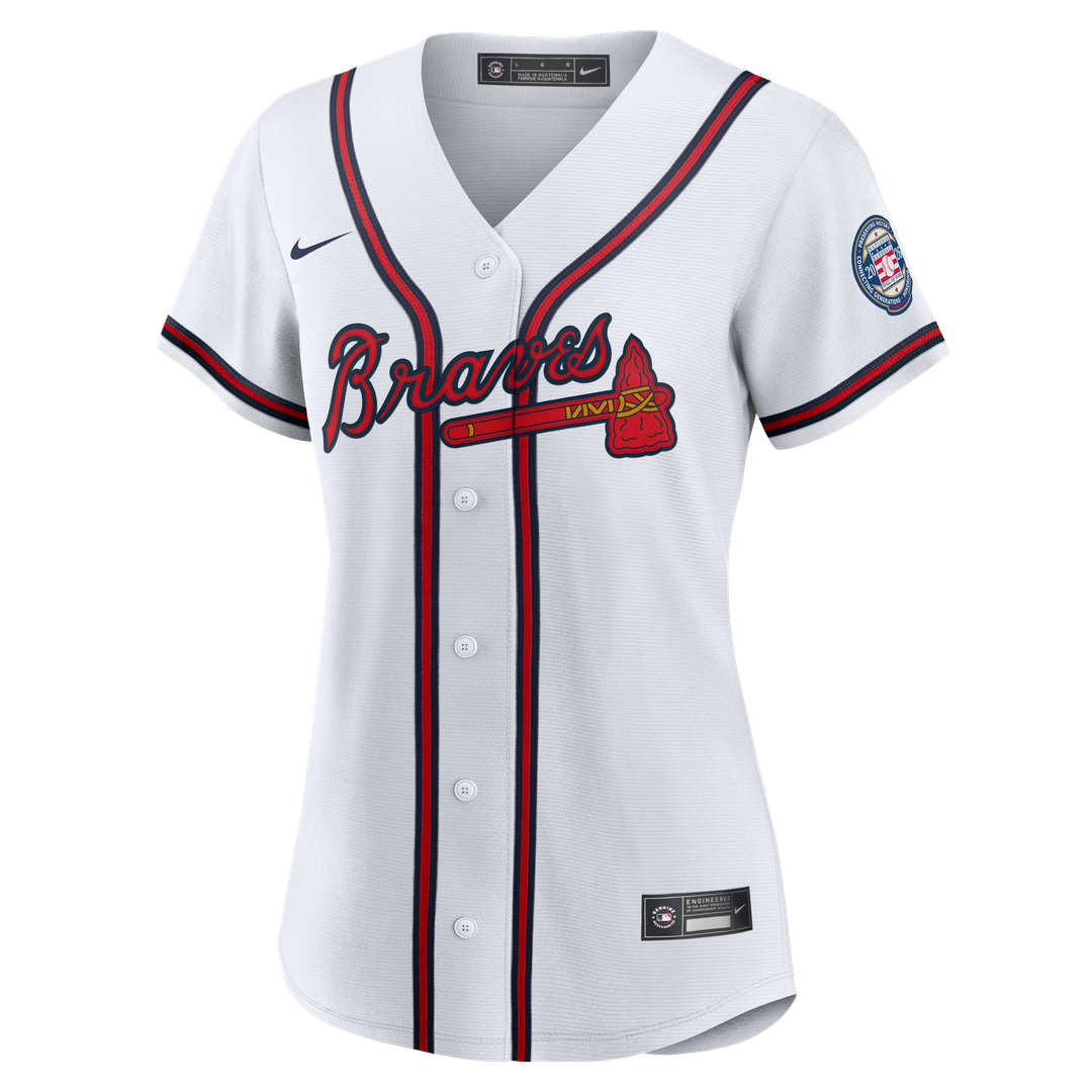 Atlanta Braves Andruw Jones Women's 2026 Baseball Hall of Fame Retired Replica Jersey - White
