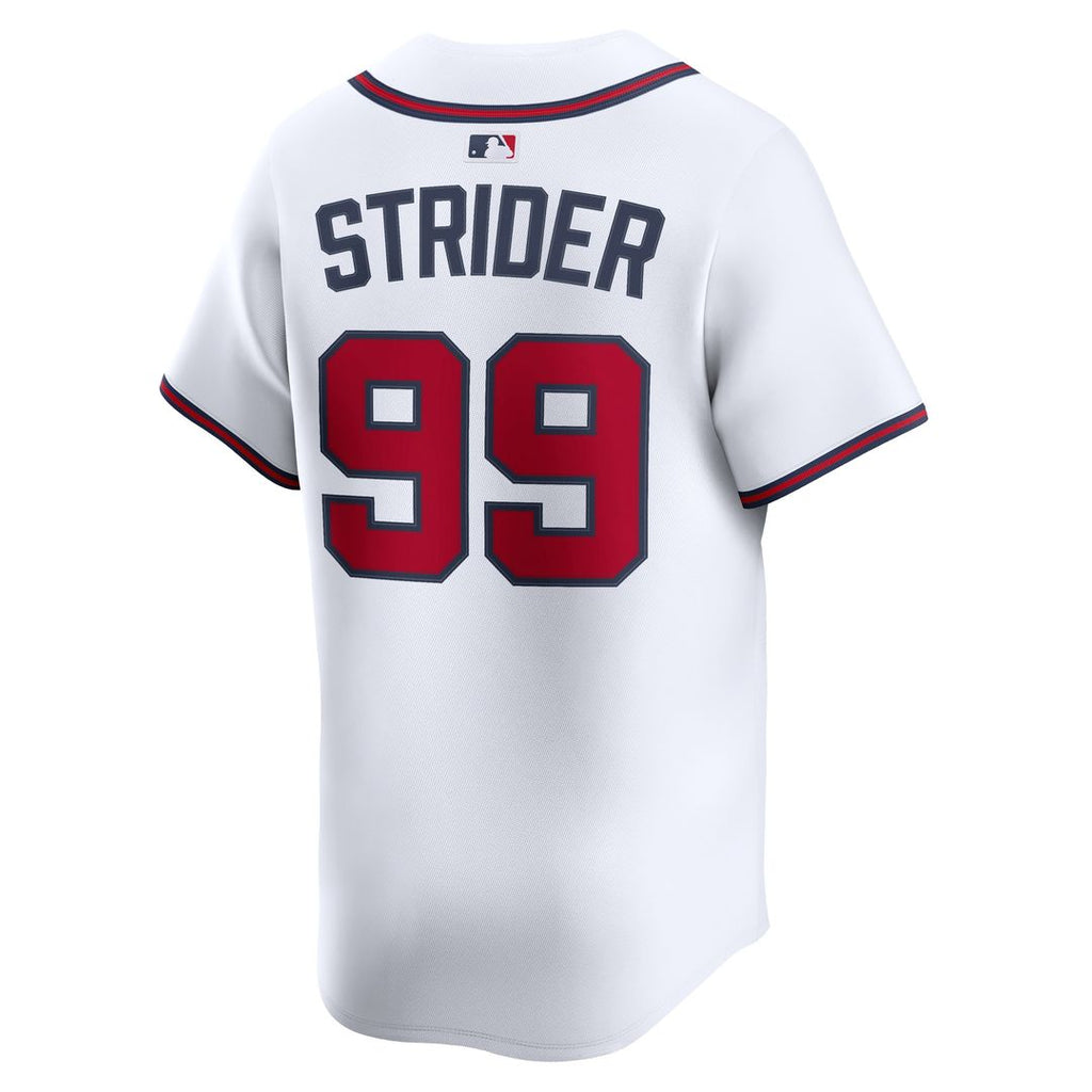 Atlanta Braves Spencer Strider Home Limited Jersey - White