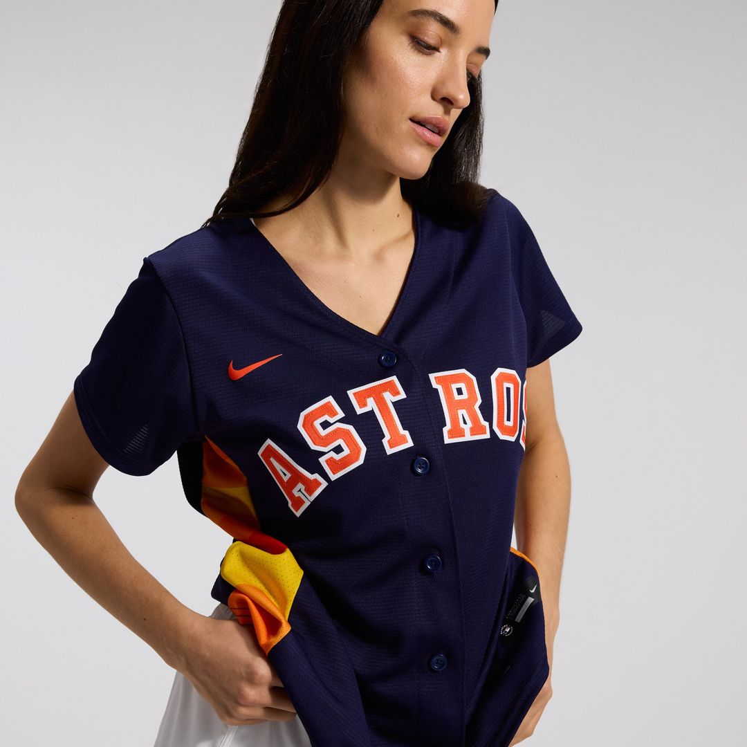 Houston Astros Jose Altuve Women's Alternate Replica Jersey - Navy