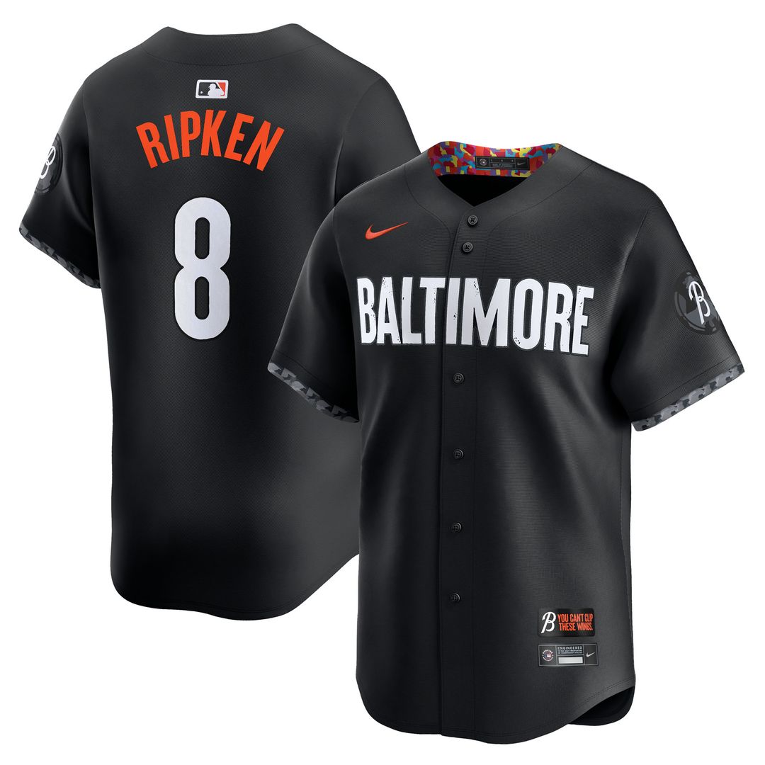 Baltimore Orioles Cal Ripken Jr. City Connect Limited Jersey - Black