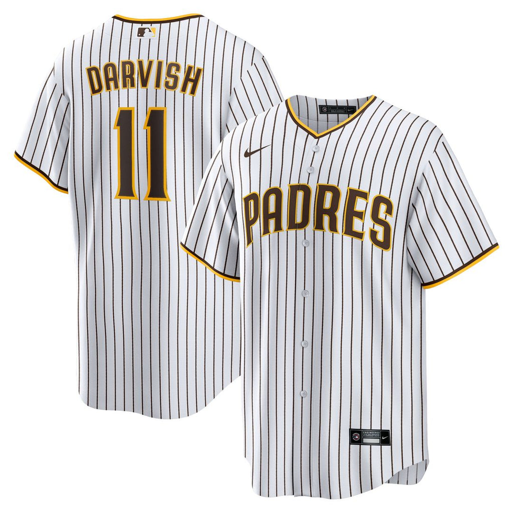 San Diego Padres Yu Darvish Home Replica Jersey - White
