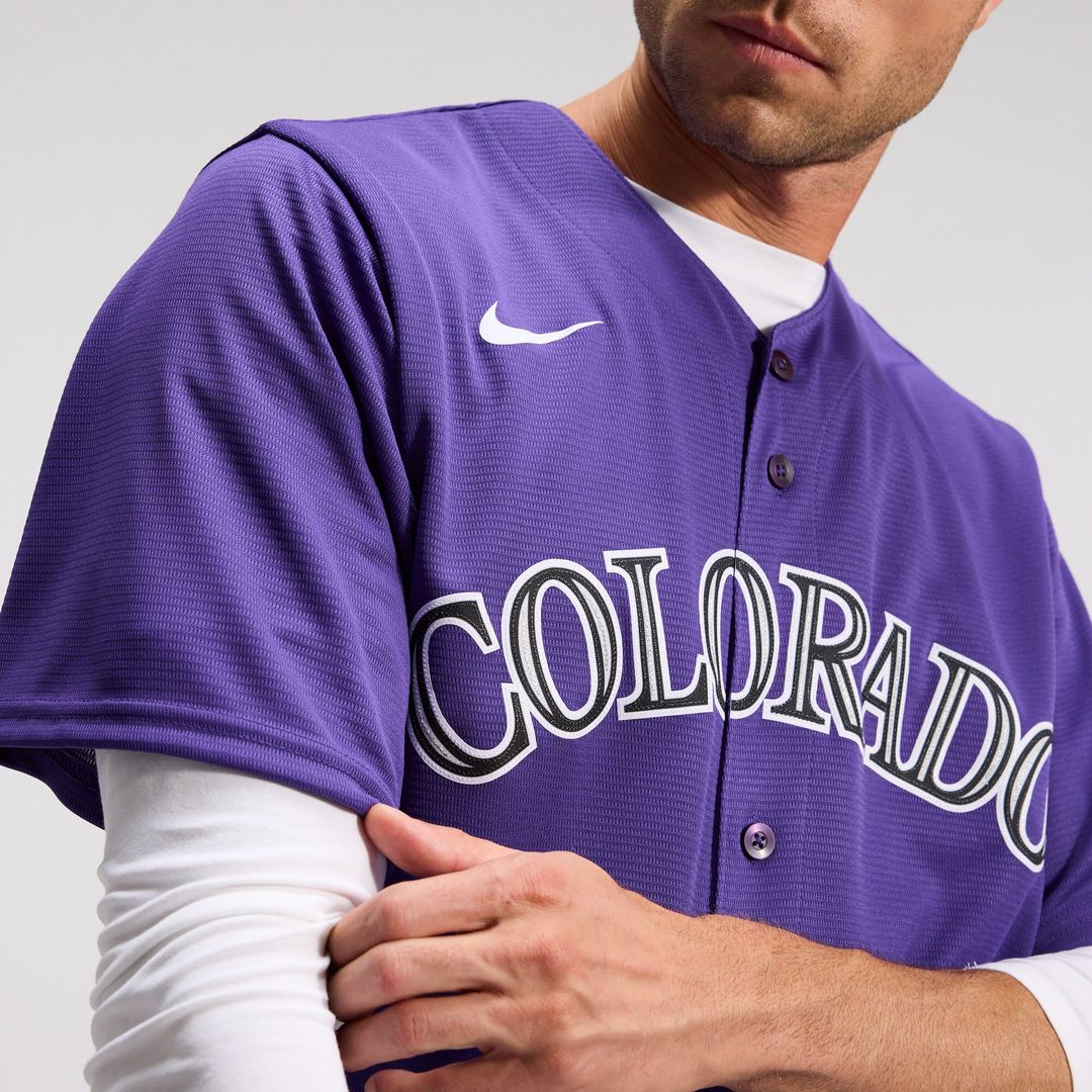 Colorado Rockies Alternate Replica Team Jersey - Purple