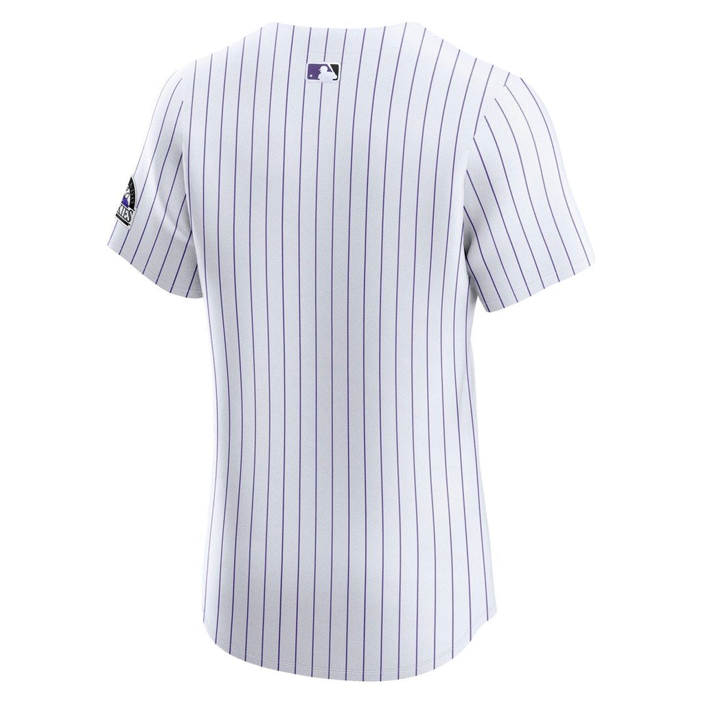 Colorado Rockies Home Elite Jersey - White