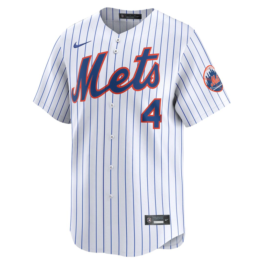 New York Mets Francisco Alvarez Home Limited Jersey - White