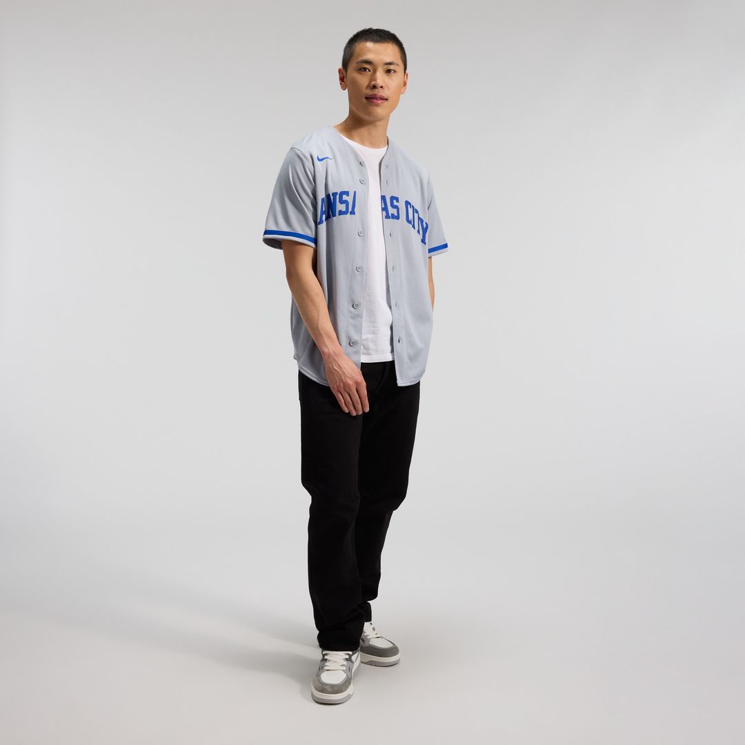 Kansas City Royals Bobby Witt Jr. Road Replica Jersey - Gray