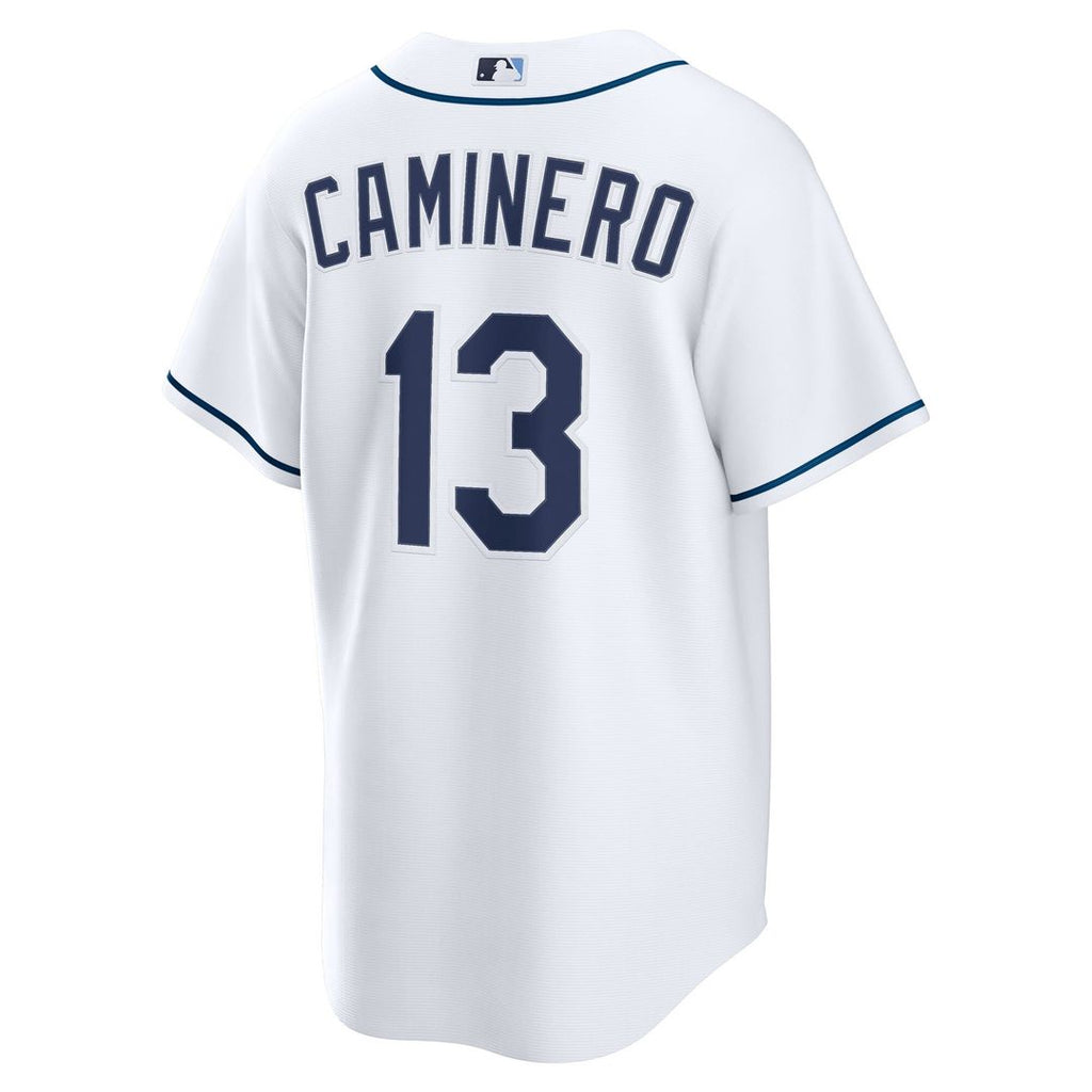 Tampa Bay Rays Junior Caminero Home Replica Jersey - White