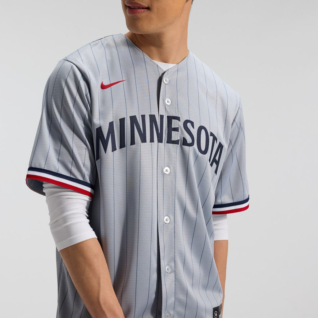 Minnesota Twins Road Replica Team Jersey - Gray
