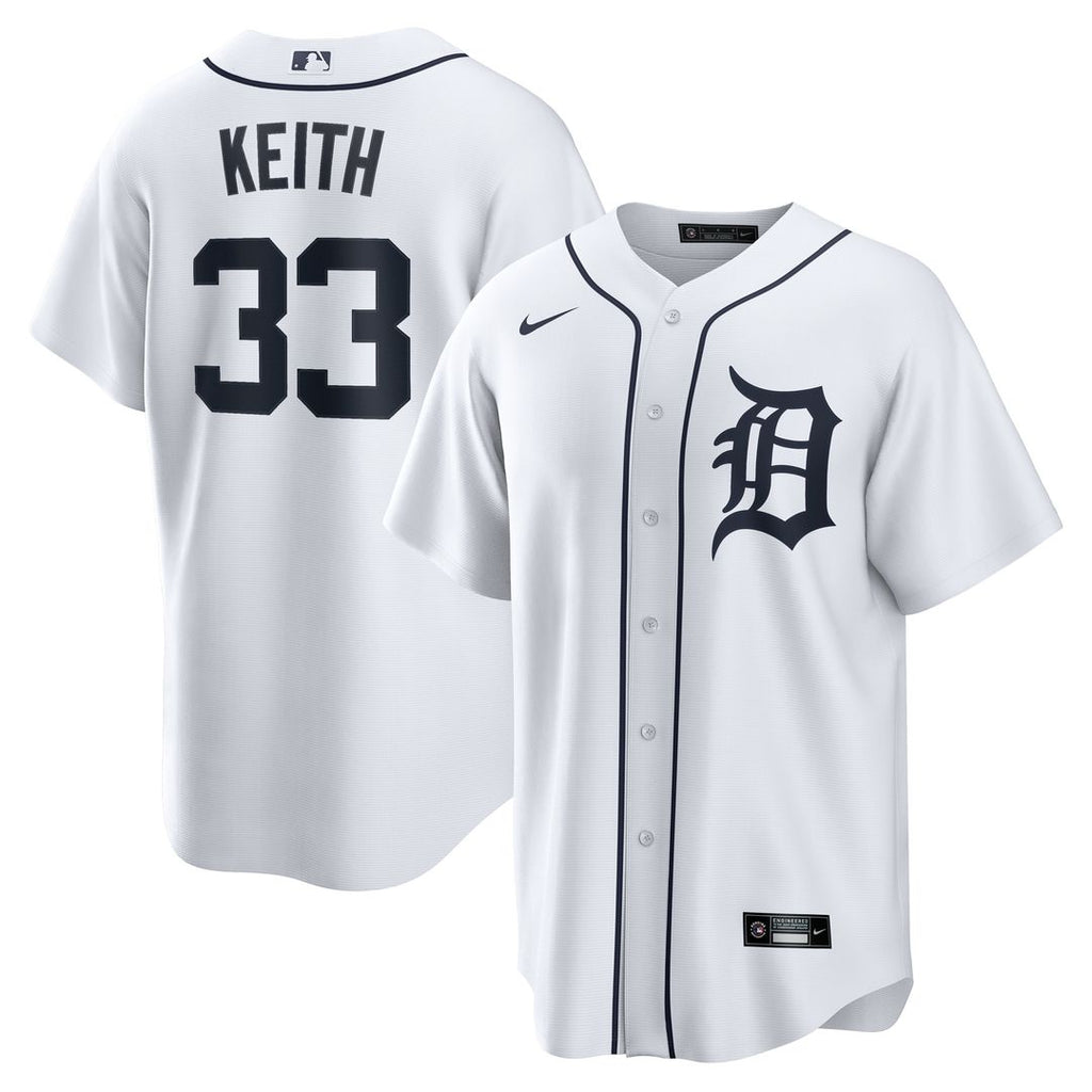 Detroit Tigers Colt Keith Home Replica Jersey - White