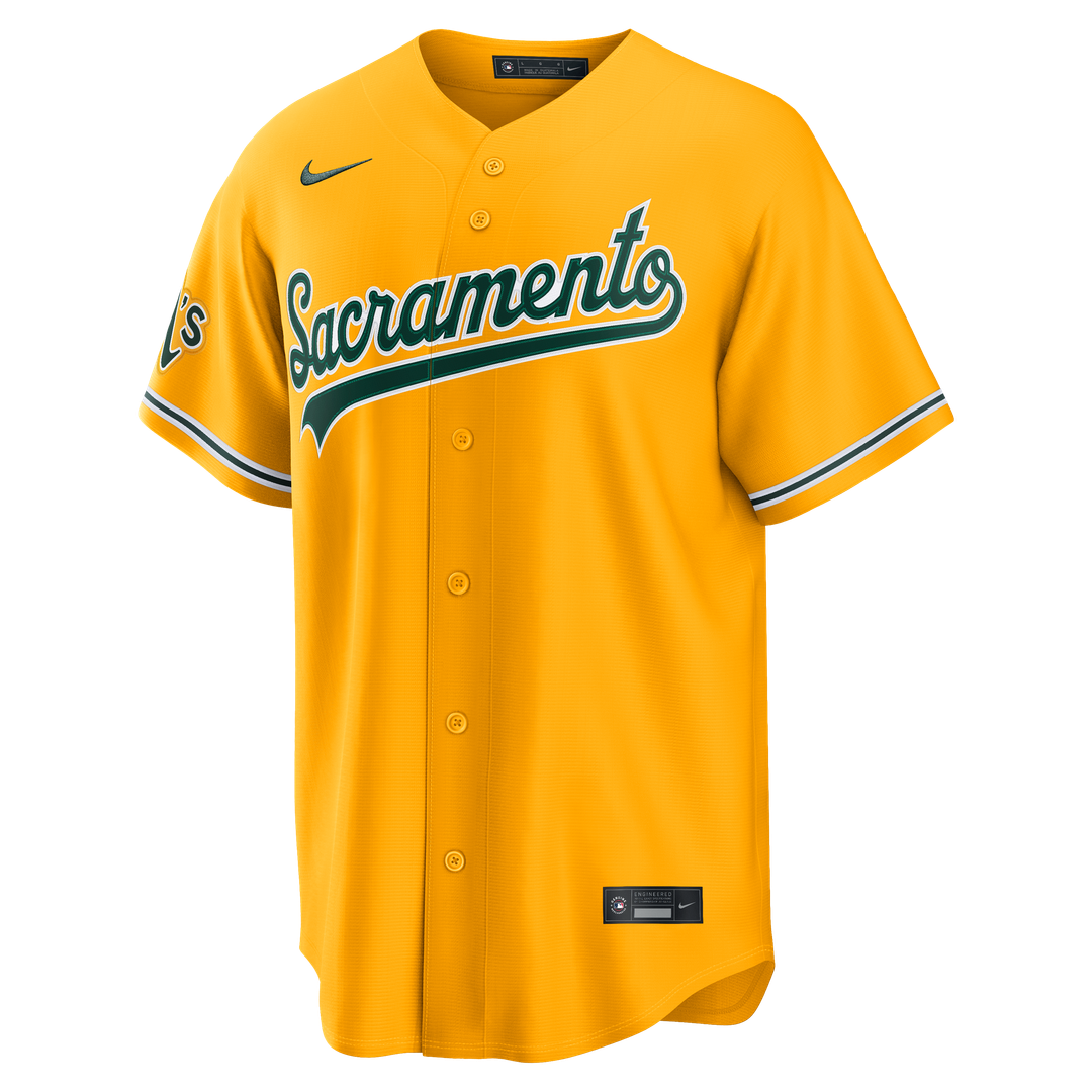 Athletics Brent Rooker Alternate Stadium Jersey - Gold