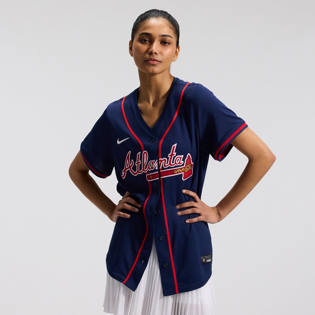 Atlanta Braves Ronald Acuña Jr. Women's Alternate Limited Jersey - Navy